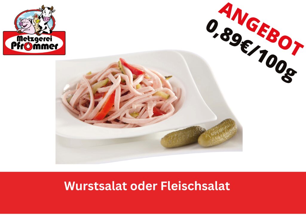 Wurstsalat oder Fleischsalat