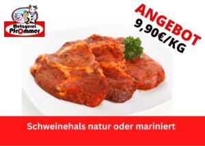 Schweinehals natur oder mariniert