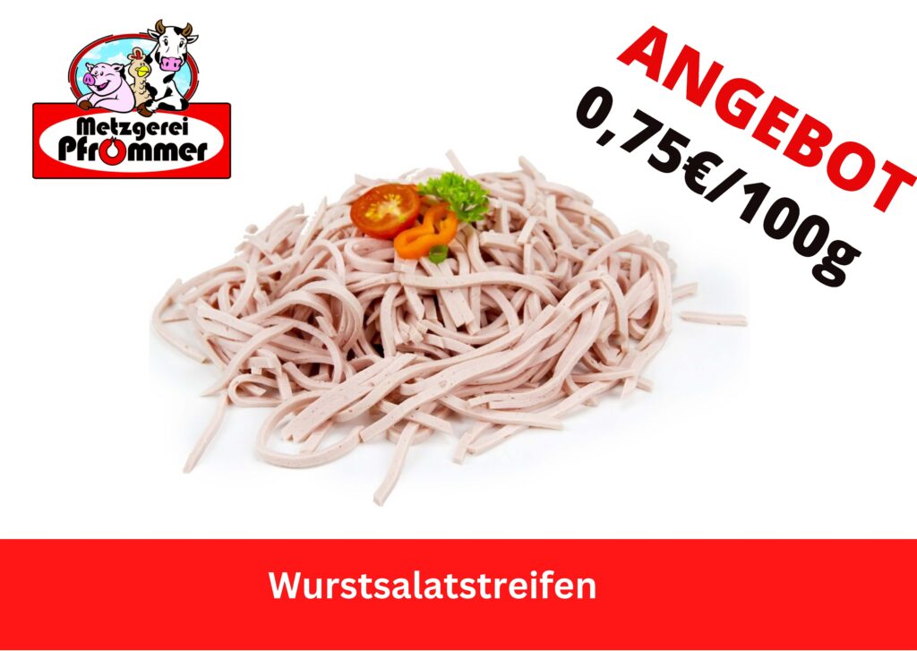 Wurstsalatstreifen