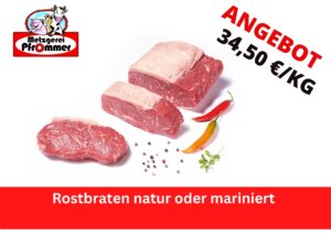 Rostbraten natur oder mariniert