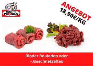 Rinder Rouladen oder -. Geschnetzeltes
