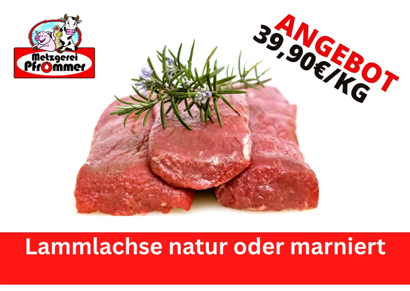 Lammlachse natur oder mariniert