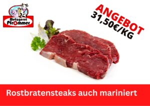 Rostbratensteaks auch mariniert